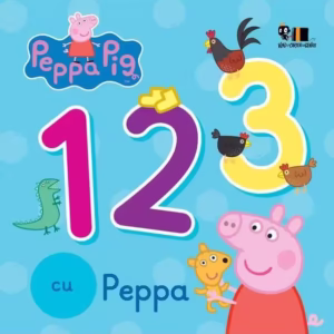 123 cu Peppa - Board book - Mark Baker, Neville Astley - Vlad și Cartea cu Genius