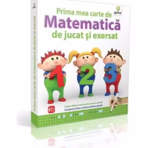 Prima mea carte de matematică de jucat și exersat (conține tăbliță și carioca) - Board book - *** - Gama