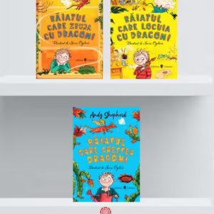 Pachet Băiatul care creștea dragoni - Paperback brosat - Andy Sheperd - Univers