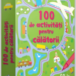 100 de activități pentru călătorii. 50 de jetoane + cariocă - Paperback - *** - Didactica Publishing House