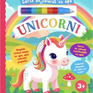 Unicorni. Carte de colorat cu apă - Paperback - Flamingo