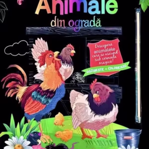 Animale din ogradă. Scratch Art - Paperback - Flamingo