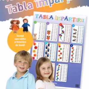 Tabla împărțirii. Planșe educaționale - Paperback - *** - Litera