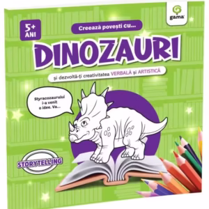 Creează povești cu... dinozauri - Paperback brosat - Gama