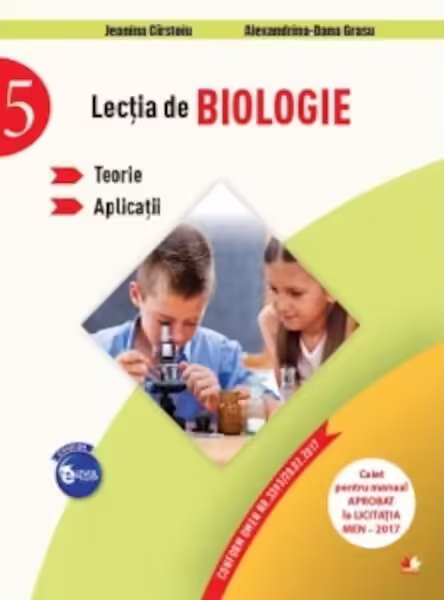 Lecția de Biologie. Teorie. Aplicatii (clasa a V-a) – Paperback brosat – Jeanina Cârstoiu – Litera