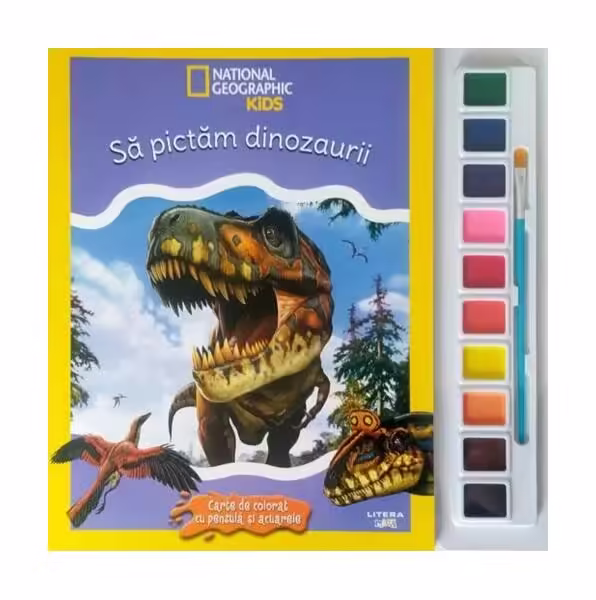 National Geographic Kids. Să pictăm dinozaurii – Paperback brosat – National Geographic – Litera mică