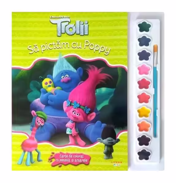 Trolii. Să pictăm cu Poppy – Paperback brosat – *** – Litera mică