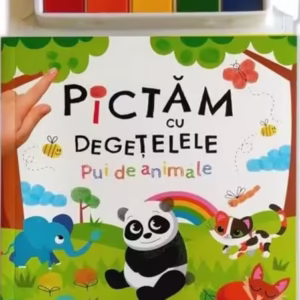Pictăm cu degețelele. Pui de animale - Paperback brosat - *** - Litera mică