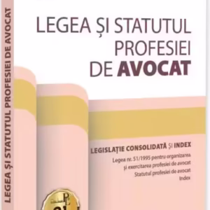 Legea și statutul profesiei de avocat. Iulie 2025 - Paperback brosat - *** - Universul Juridic