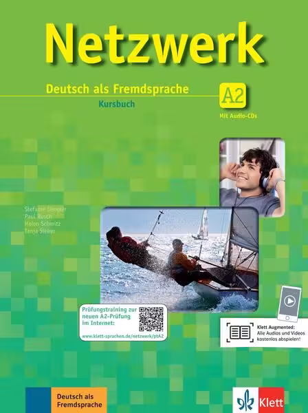 Netzwerk A2, Kursbuch Gesamtband + 2 CDs – Paperback brosat – Tanja Mayr-Sieber, Helen Schmitz, Paul Rusch, Stefanie Dengler – Klett Sprachen