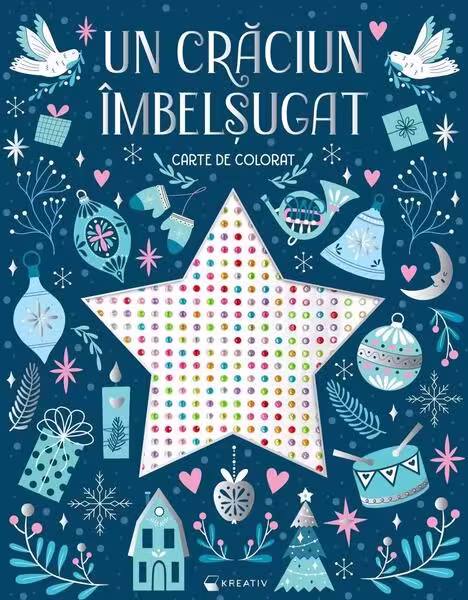 Un Crăciun îmbelșugat – 1000 ștrasuri autocolante – Paperback brosat – Kreativ