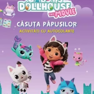 Gabby's Dollhouse. Căsuța păpușilor. Activități cu autocolante - Paperback - *** - Litera mică