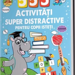 555 activități super distractive pentru copii isteți - Paperback brosat - *** - Aramis