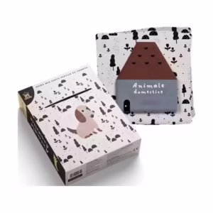 Prima mea carte textilă cu foșnete – Animale domestice - Paperback - Wee Gallery - Didactica Publishing House