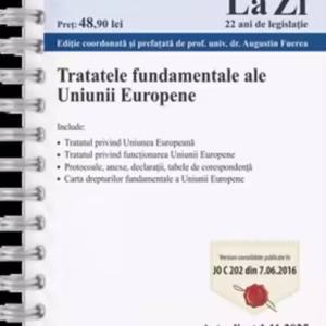 Tratatele fundamentale ale Uniunii Europene - Hardcover - Augustin Fuerea - C.H. Beck