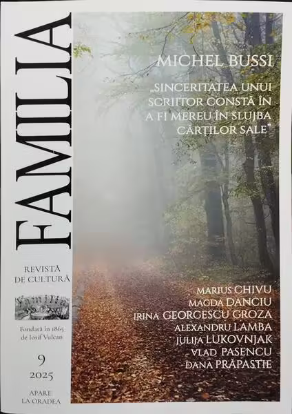 Revista Culturală FAMILIA Nr. 9, 2025 – Paperback brosat – Revista de Cultură FAMILIA – Revista de Cultură FAMILIA