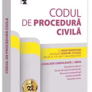 Codul de procedură civilă: Ianuarie 2026 - Paperback brosat - Dan Lupaşcu - Universul Juridic