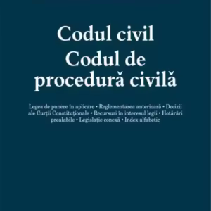 Codul civil. Codul de procedură civilă. Actualizat la 14 ianuarie 2026 - Paperback brosat - *** - Hamangiu