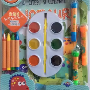 Scriu, citesc și colorez. Dinozauri - Paperback - *** - Girasol