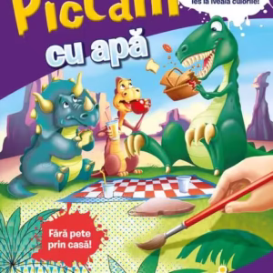 Pictăm cu apă: dinozauri - Paperback brosat - *** - Litera