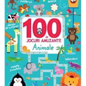 100 de jocuri amuzante. Animale - Paperback brosat - *** - Litera mică