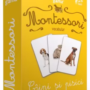 Câini și pisici. Cărţi de joc Montessori - Board book - *** - Gama