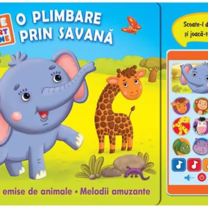 O plimbare prin savană. (carte sonoră) - Board book - *** - Prut