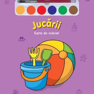 Miracolul culorilor. Jucării (carte de colorat + acuarelă + pensulă) - Board book - *** - Prut