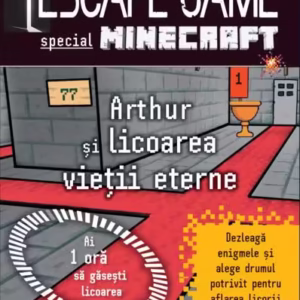 Escape Game Special: Minecraft. Arthur și licoarea vieții eterne - Paperback brosat - Larousse, Vincent Raffaitin - RAO