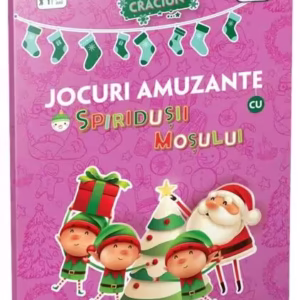Jocuri amuzante cu Spiridușii Moșului - Paperback brosat - Gama