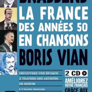 La France des années 50 en chansons - Bande dessinée + 2 CD - Paperback brosat - Tohm, Youmna - Maison des Langues