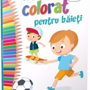 Carte de colorat pentru băieți - Paperback brosat - Gama