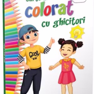 Carte de colorat cu ghicitori - Paperback brosat - Gama
