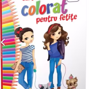 Carte de colorat pentru fetițe - Paperback brosat - Gama